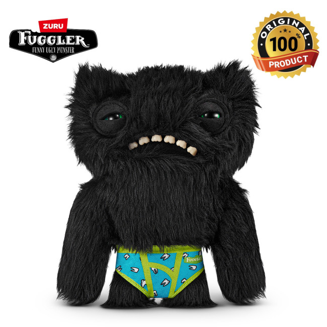 Мягкая игрушка FUGGLER Черный Пучеглазик - 15723B Мягкая игрушка FUGGLER Черный Пучеглазик - 15723B