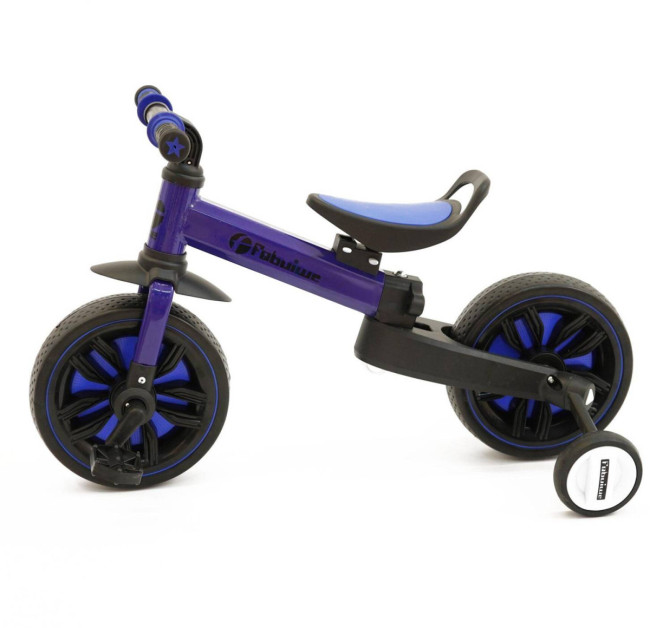 Детский велосипед-беговел 4 в 1 Fobuiwe 110 с родительской ручкой - FB-110-PLUS-BLUE Детский велосипед-беговел 4 в 1 Fobuiwe 110 с родительской ручкой - FB-110-PLUS-BLUE
