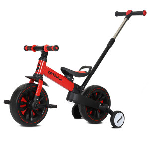 Детский велосипед-беговел 4 в 1 Fobuiwe 110 с родительской ручкой - FB-110-PLUS-RED Детский велосипед-беговел 4 в 1 Fobuiwe 110 с родительской ручкой - FB-110-PLUS-RED