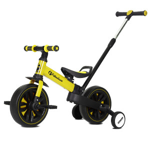 Детский велосипед-беговел 4 в 1 Fobuiwe 110 с родительской ручкой - FB-110-PLUS-YELLOW Детский велосипед-беговел 4 в 1 Fobuiwe 110 с родительской ручкой - FB-110-PLUS-YELLOW