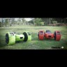 Радиоуправляемая зеленая трюковая машина-перевертыш-амфибия Crazon 2.4G - CR-19SL01B