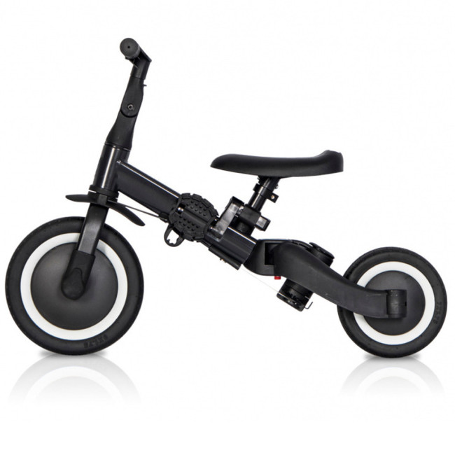 Детский беговел-велосипед 4в1 с родительской ручкой, черный - TR007-BLACK Детский беговел-велосипед 4в1 с родительской ручкой, черный - TR007-BLACK