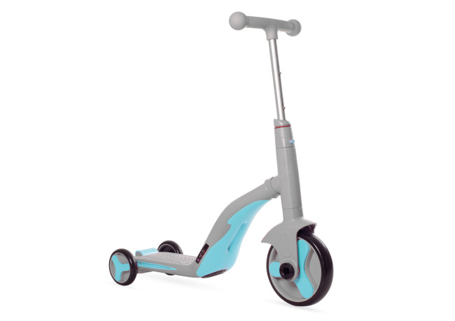 Детский самокат-беговел с музыкой 3в1 (самокат, беговел, велосипед) - FL-868 серо-синий Детский самокат-беговел с музыкой 3в1 (самокат, беговел, велосипед) - FL-868 серо-синий