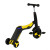 Детский самокат-беговел с музыкой 3в1 (самокат, беговел, велосипед) - FL-868 черно-желтый Детский самокат-беговел с музыкой 3в1 (самокат, беговел, велосипед) - FL-868 черно-желтый