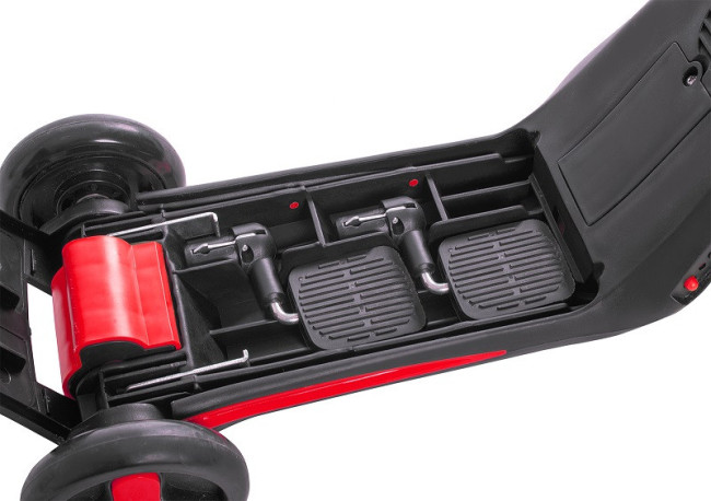 Детский самокат-беговел с музыкой 3в1 (самокат, беговел, велосипед) - FL-868 черно-красный Детский самокат-беговел с музыкой 3в1 (самокат, беговел, велосипед) - FL-868 черно-красный