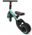 Детский беговел-велосипед 6в1 с родительской ручкой, зеленый с рисунком - TR008-CYAN-PAINT