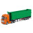 Металлический грузовик самосвал HUI NA TOYS масштаб 1:50 - HN1731-GREEN