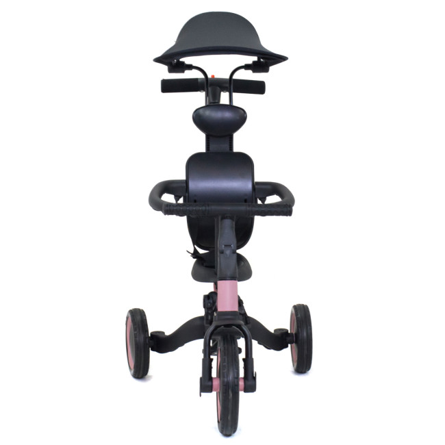 Детский беговел-велосипед 8в1 с крышей и ручкой, розовый - TR008C-PINK Детский беговел-велосипед 8в1 с крышей и ручкой, розовый - TR008C-PINK