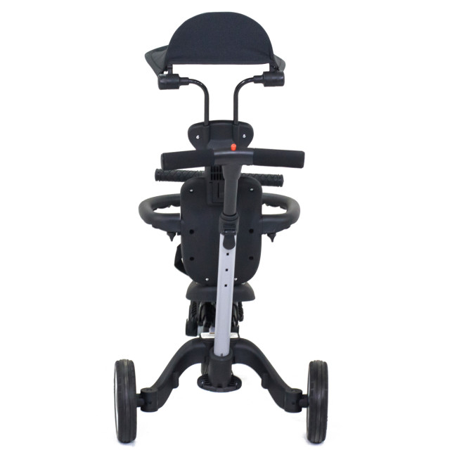 Детский беговел-велосипед 8в1 с крышей и ручкой, серый - TR008C-GREY Детский беговел-велосипед 8в1 с крышей и ручкой, серый - TR008C-GREY