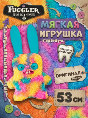 Мягкая игрушка FUGGLER Озорной кролик Громилы - 15733H Мягкая игрушка FUGGLER Озорной кролик Громилы - 15733H