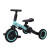 Детский беговел-велосипед 4в1 с родительской ручкой, зеленый с рисунком - TR007-CYAN-PAINT Детский беговел-велосипед 4в1 с родительской ручкой, зеленый с рисунком - TR007-CYAN-PAINT