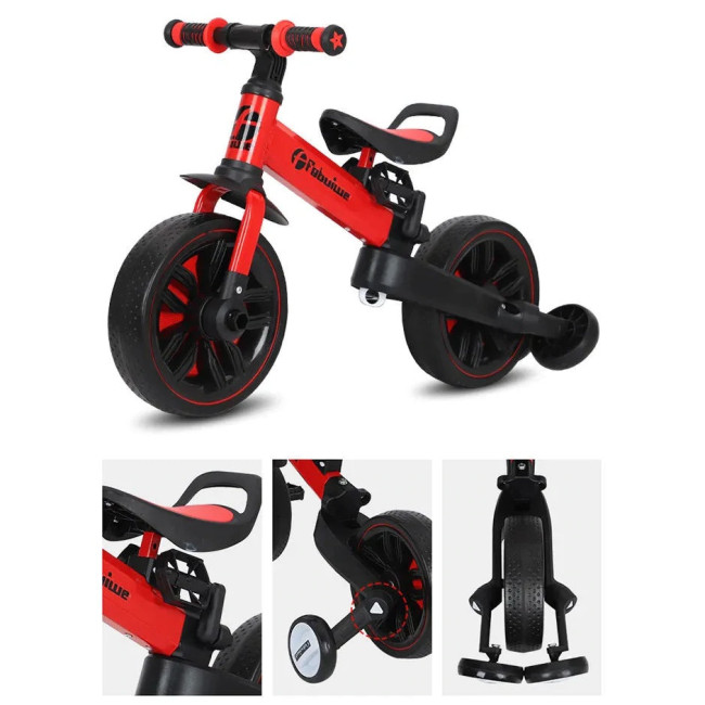Детский велосипед-беговел 3 в 1 Fobuiwe 110 - FB-110-RED Детский велосипед-беговел 3 в 1 Fobuiwe 110 - FB-110-RED