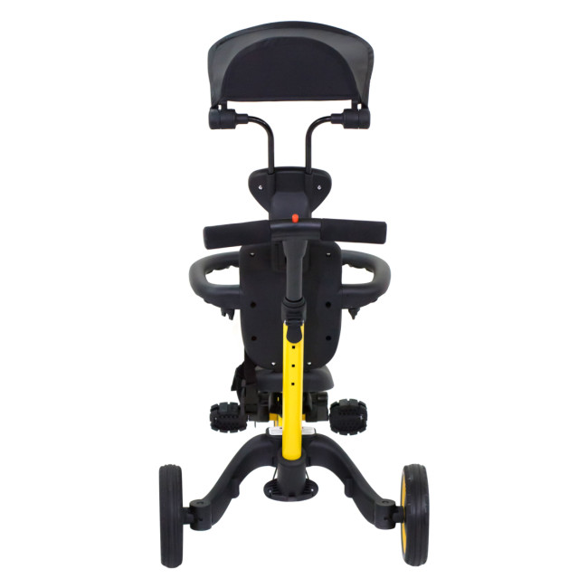 Детский беговел-велосипед 8в1 с крышей и ручкой, желтый - TR008C-YELLOW Детский беговел-велосипед 8в1 с крышей и ручкой, желтый - TR008C-YELLOW