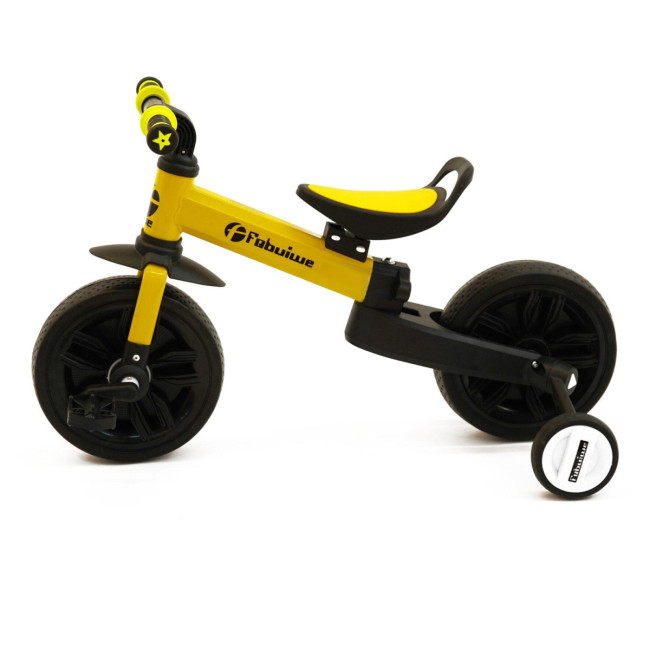 Детский велосипед-беговел 3 в 1 Fobuiwe 110 - FB-110-YELLOW Детский велосипед-беговел 3 в 1 Fobuiwe 110 - FB-110-YELLOW
