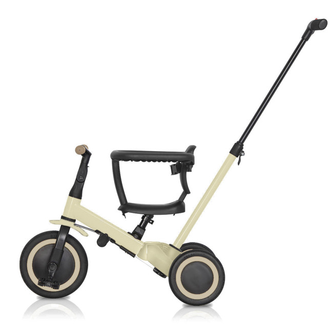 Детский беговел-велосипед 6в1 с родительской ручкой, бежевый - TR008-BEIGE Детский беговел-велосипед 6в1 с родительской ручкой, бежевый - TR008-BEIGE