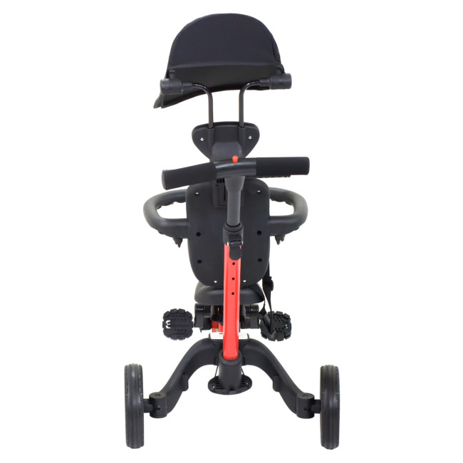 Детский беговел-велосипед 8в1 с крышей и ручкой, красный - TR008C-RED Детский беговел-велосипед 8в1 с крышей и ручкой, красный - TR008C-RED