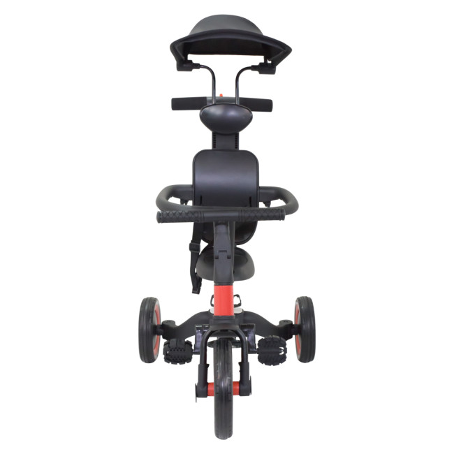 Детский беговел-велосипед 8в1 с крышей и ручкой, красный - TR008C-RED Детский беговел-велосипед 8в1 с крышей и ручкой, красный - TR008C-RED