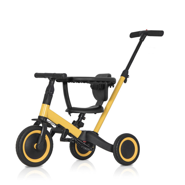 Детский беговел-велосипед 6в1 с родительской ручкой, желтый - TR008-YELLOW Детский беговел-велосипед 6в1 с родительской ручкой, желтый - TR008-YELLOW