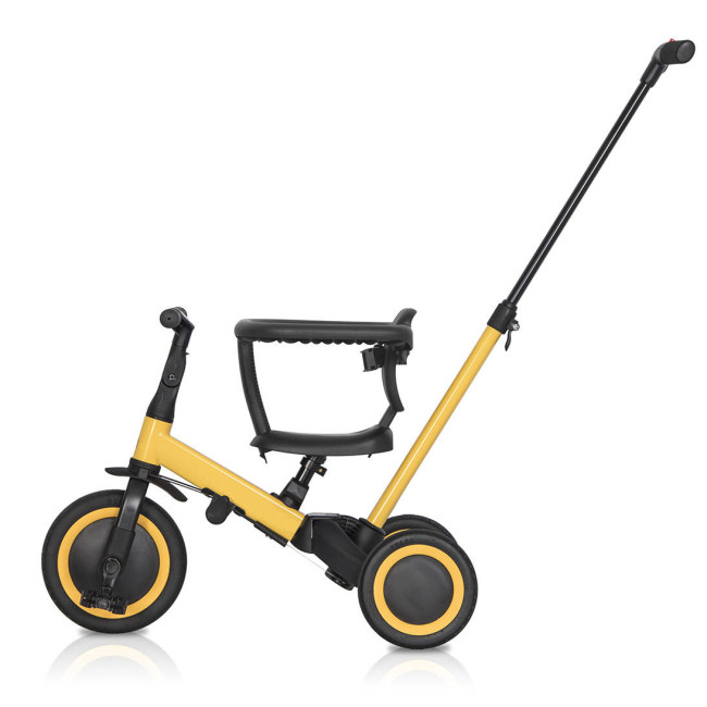 Детский беговел-велосипед 6в1 с родительской ручкой, желтый - TR008-YELLOW Детский беговел-велосипед 6в1 с родительской ручкой, желтый - TR008-YELLOW