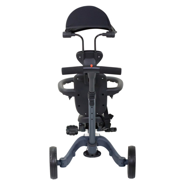 Детский беговел-велосипед 8в1 с крышей и ручкой, темно-серый - TR008C-DARK-GREY Детский беговел-велосипед 8в1 с крышей и ручкой, темно-серый - TR008C-DARK-GREY