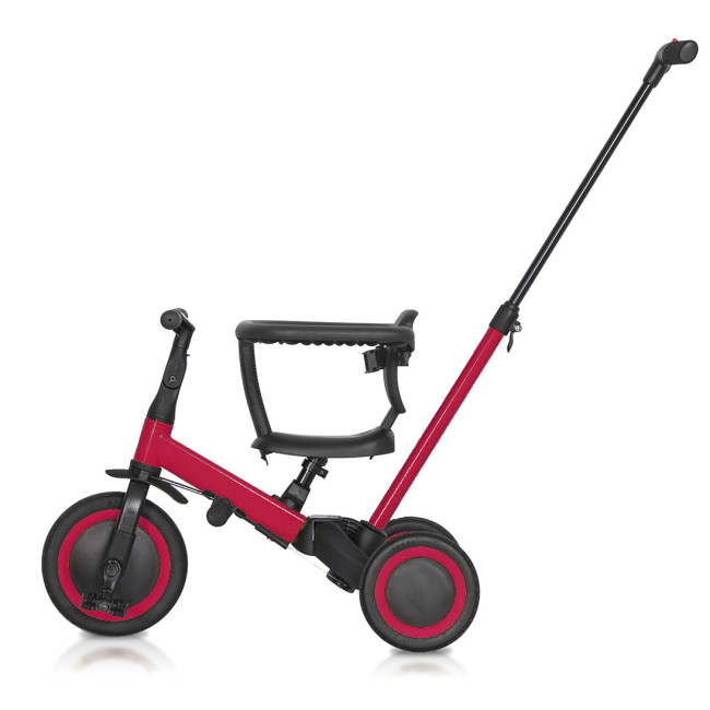 Детский беговел-велосипед 6в1 с родительской ручкой, красный - TR008-RED Детский беговел-велосипед 6в1 с родительской ручкой, красный - TR008-RED